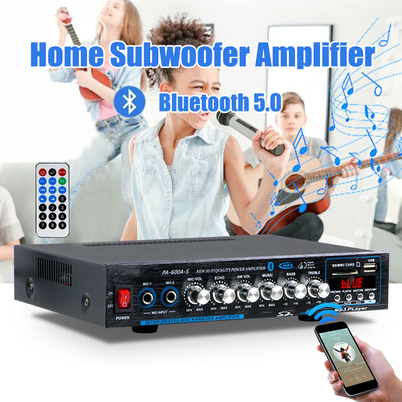 Home Cinema Receiver - High Power Professional Hifi Bluetooth Amplifier