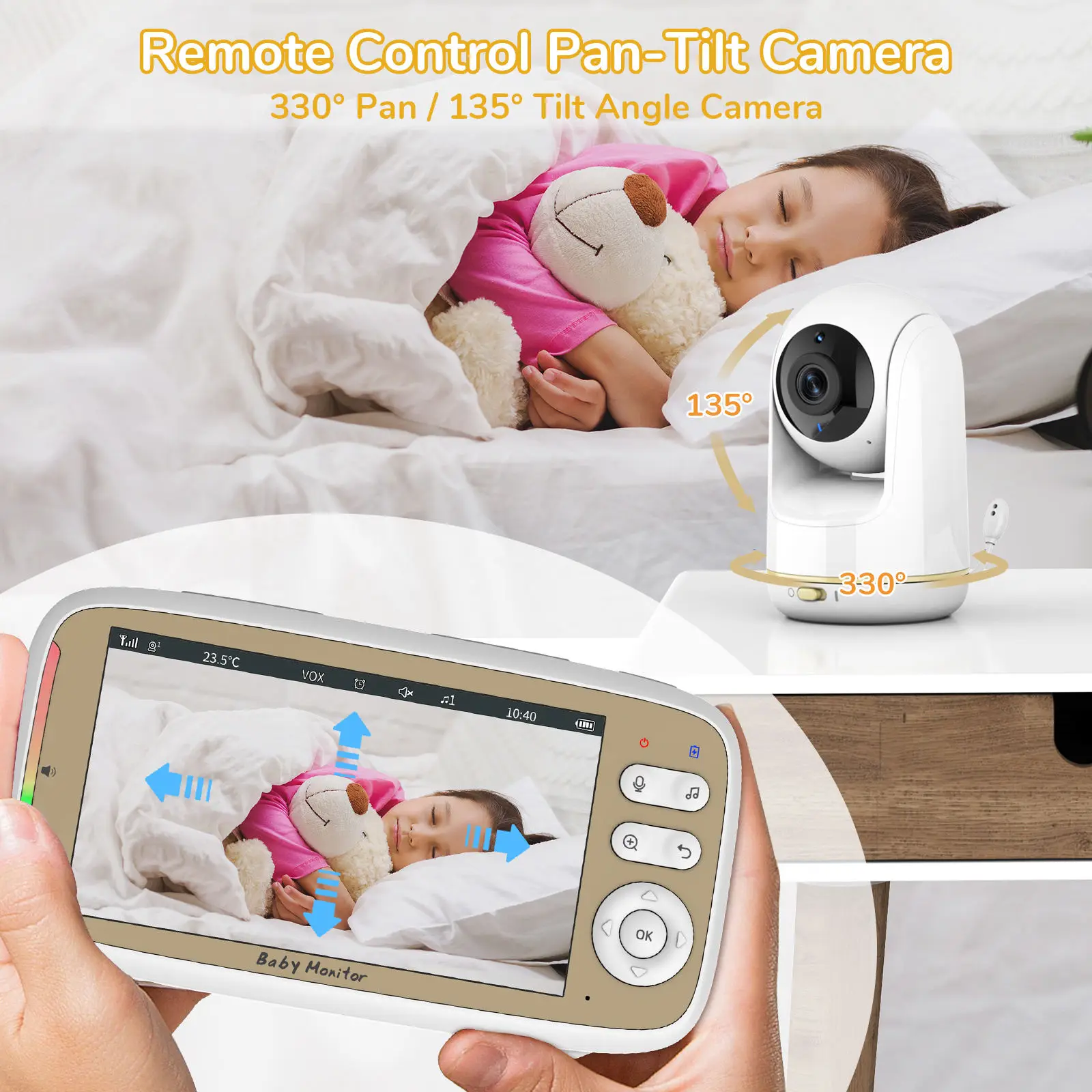 VB803 PRO Baby Monitor with 2p - Home Cinema Wireless ulasan dan harga