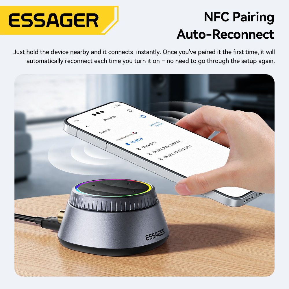 Essager Bluetooth 6.0 Audio Re - Home Cinema Receiver ulasan dan harga