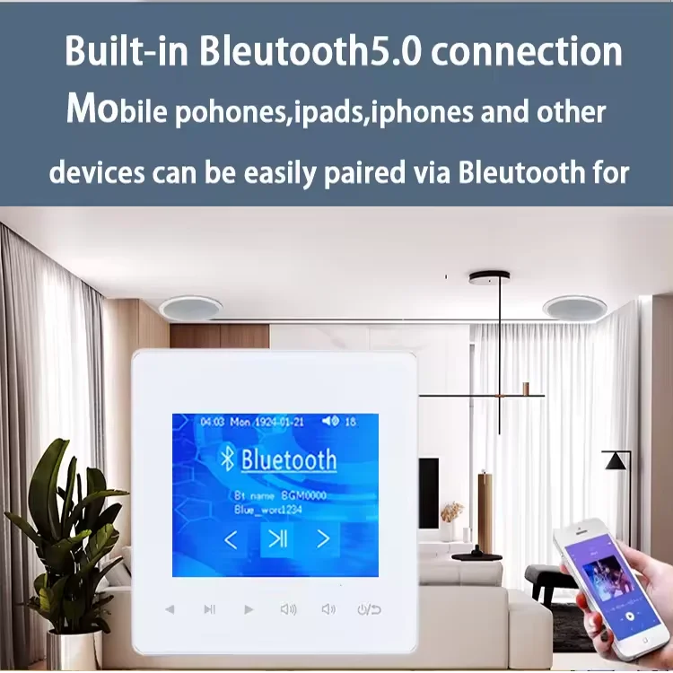 Home Bluetooth Wall Amplifier  - Home Cinema Receiver ulasan dan harga
