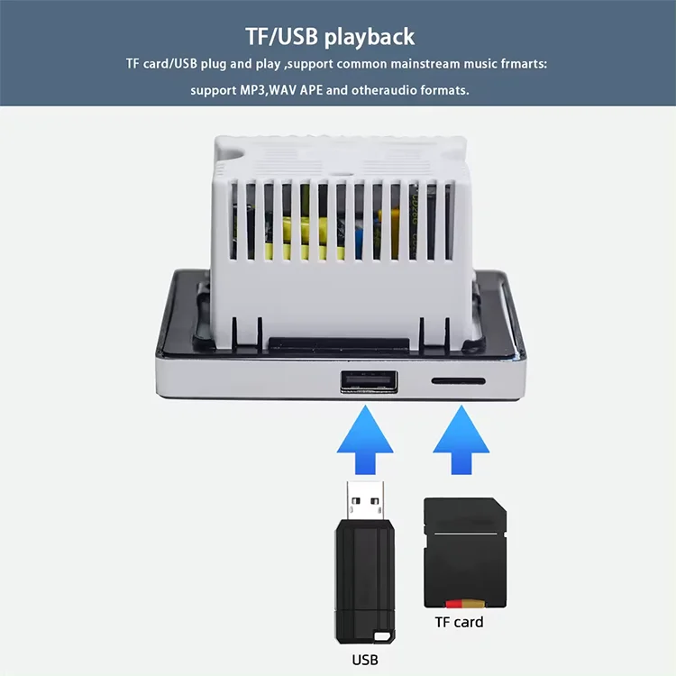 Home Bluetooth Wall Amplifier  - Home Cinema Receiver ulasan dan harga