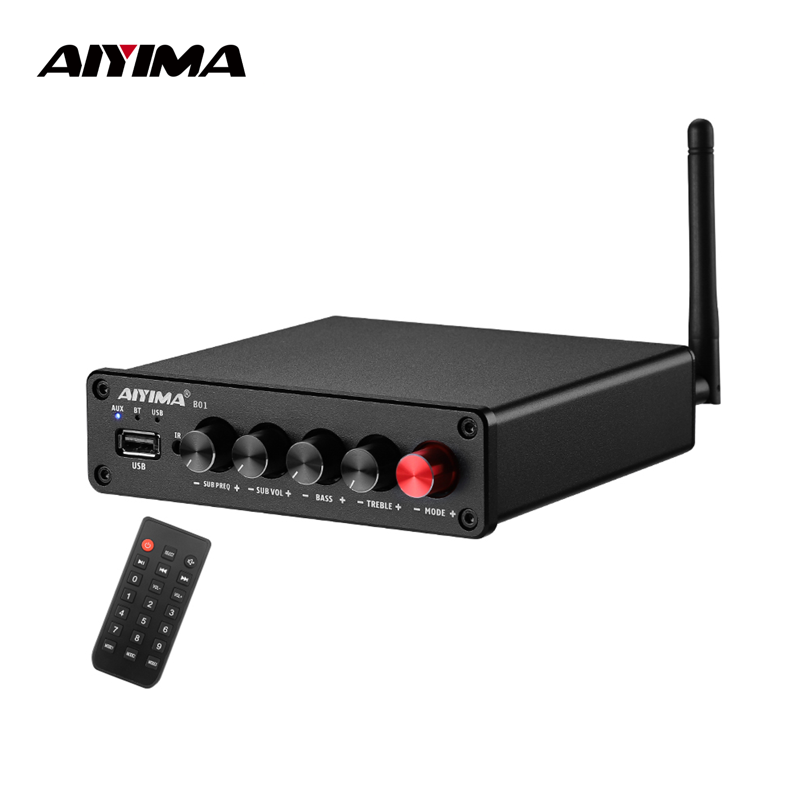 AIYIMA B01 Bluetooth Power Amp - Home Cinema Receiver ulasan dan harga