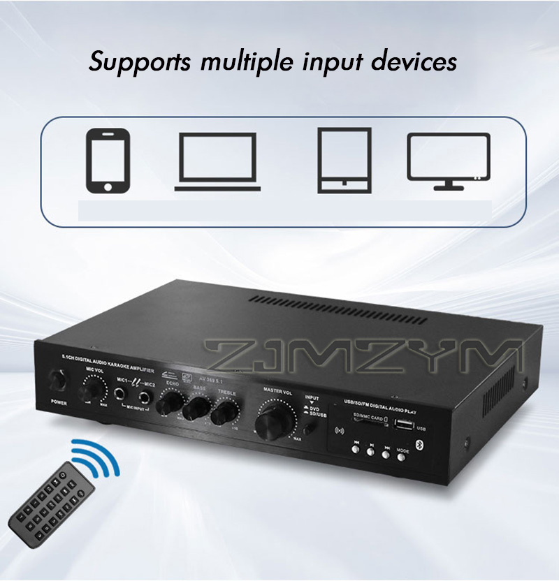 Bluetooth 5.1 Sound Speaker Am - Home Cinema Receiver ulasan dan harga