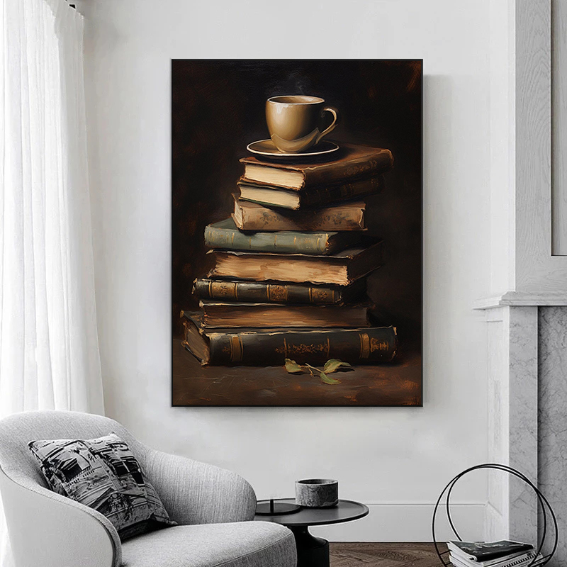 1pc frameless Moody Vintage Ni - Home Cinema Night ulasan dan harga