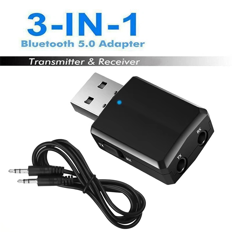 3 In 1 USB Bluetooth 5.0 Trans - Home Cinema Receiver ulasan dan harga