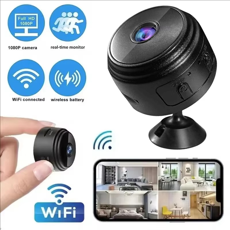 A9 Mini Cameras 1080P WiFi Sma - Home Cinema Wireless ulasan dan harga