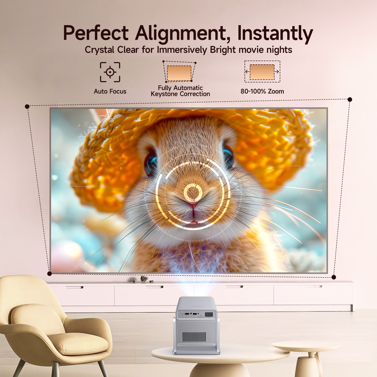 Magcubic 8K HD 1080P 1000ANSI  - Home Cinema Night ulasan dan harga