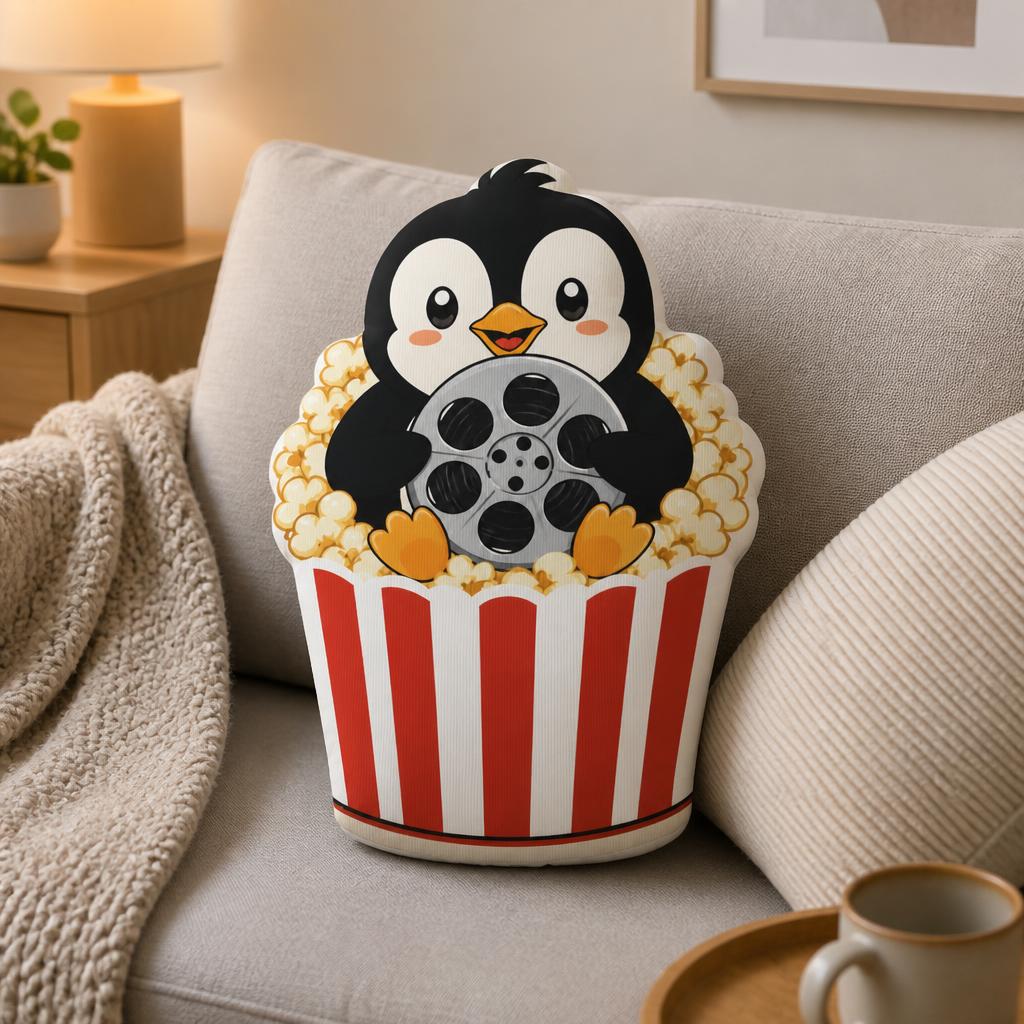 Penguin Movie Night Plush Pill - Home Cinema Night ulasan dan harga