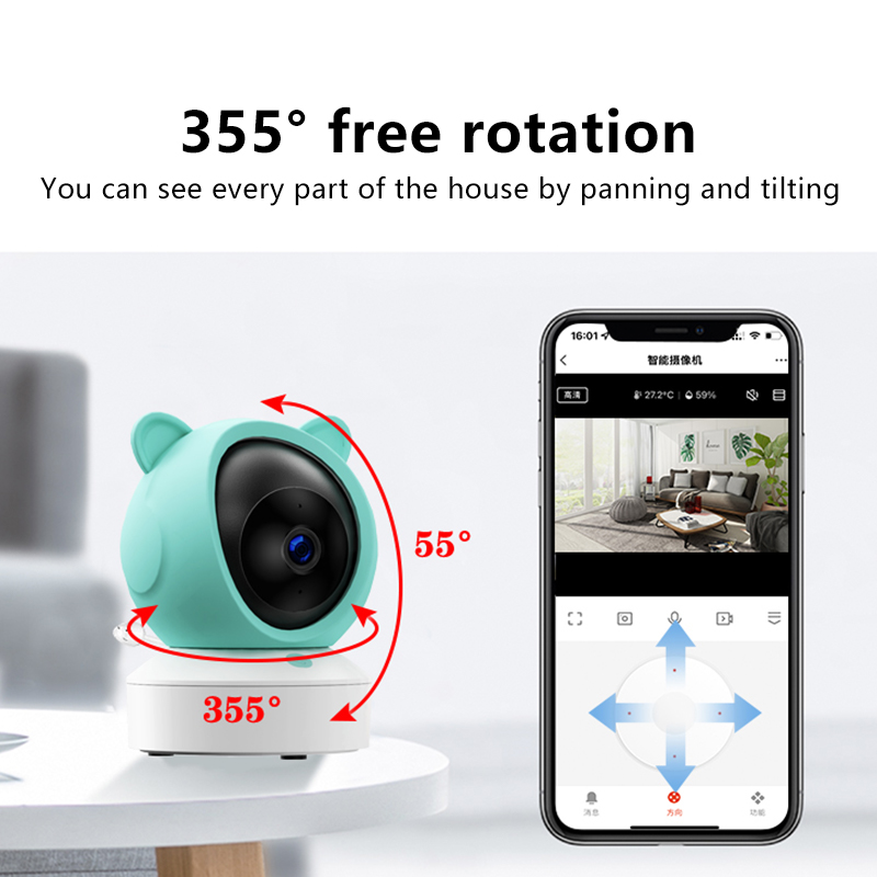 Danmini 1080P Baby Monitor Mob - Home Cinema Wireless ulasan dan harga