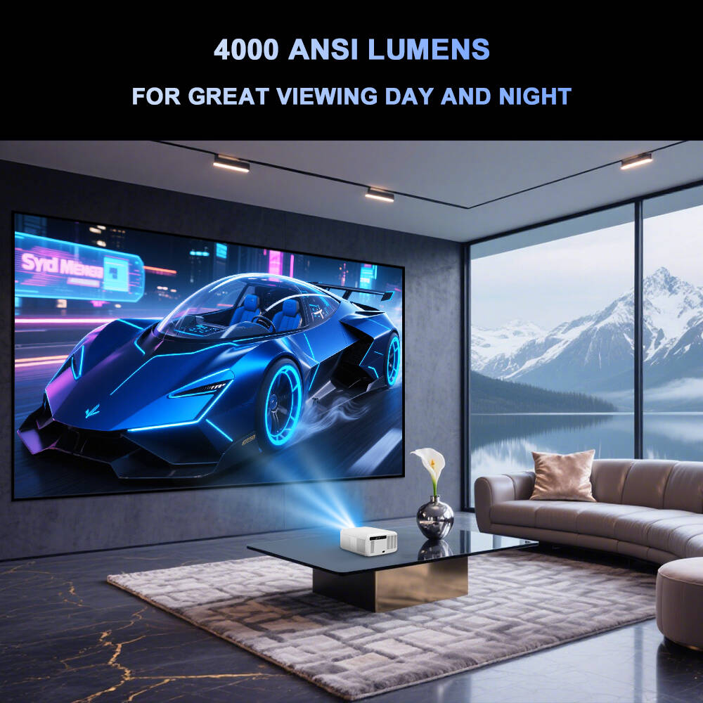 Flixtone D10S 4000 Ansi 4K Ful - Home Cinema Night ulasan dan harga
