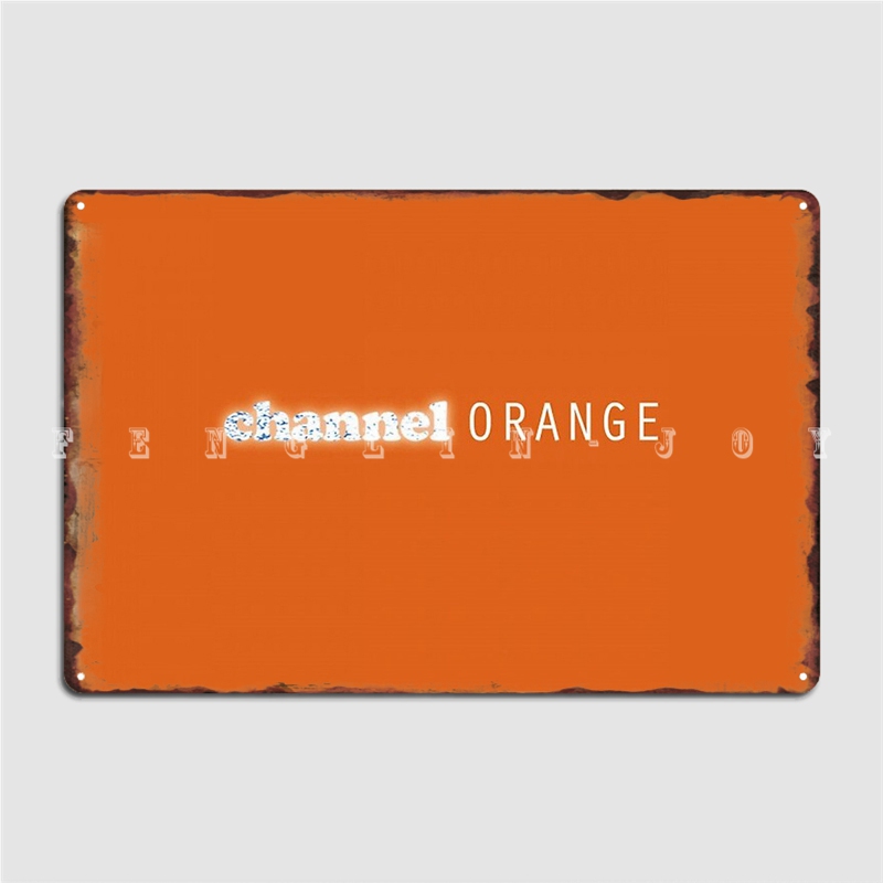 Channel Orange Metal Sign Club - Home.Cinema Orange ulasan dan harga