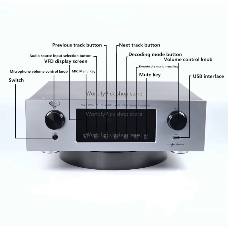 Home Theater Karaoke Amplifier - Home Cinema Receiver ulasan dan harga