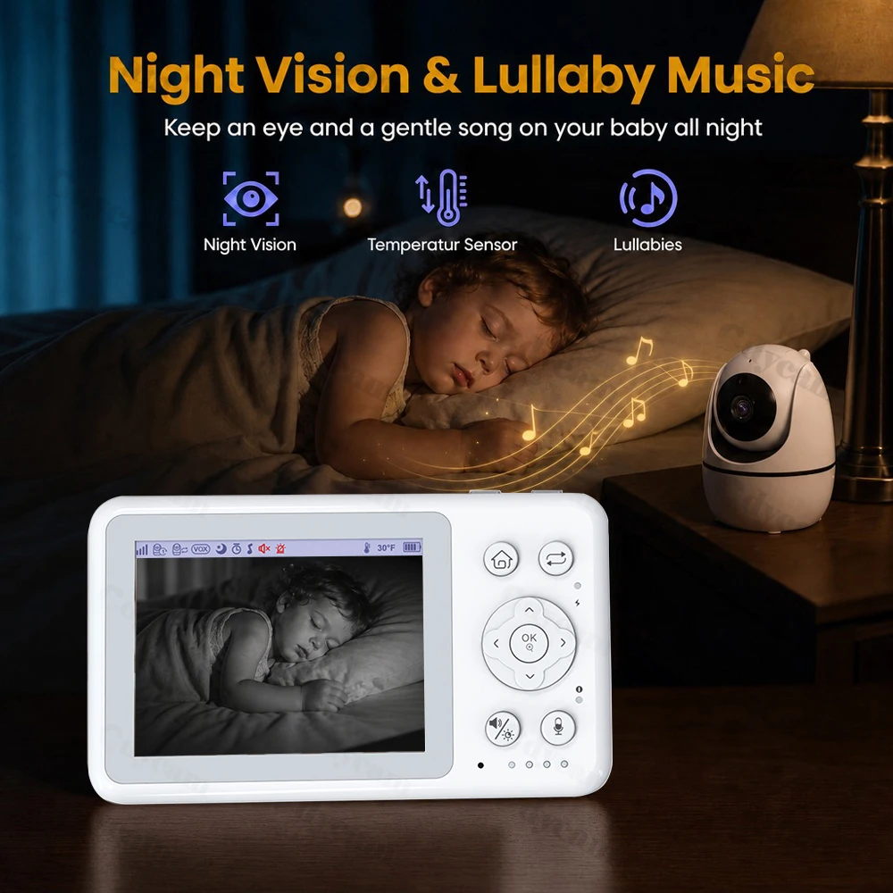 3.2Inch Video Baby Monitor LCD - Home Cinema Wireless ulasan dan harga